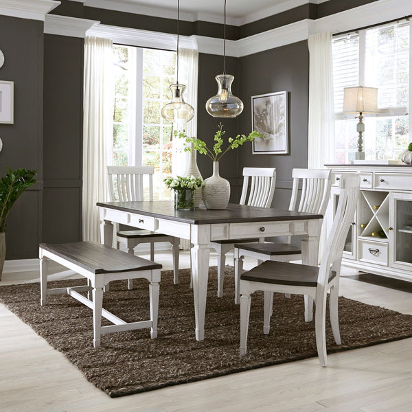 Allyson Park 6 Piece Rectangular Table Set - 417-DR-6RTS