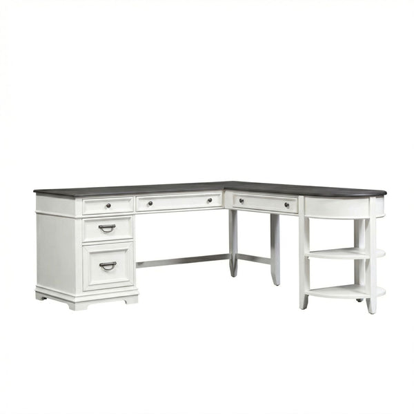 Allyson Park Opt L Shaped Desk Set - 417-HOJ-OLSD