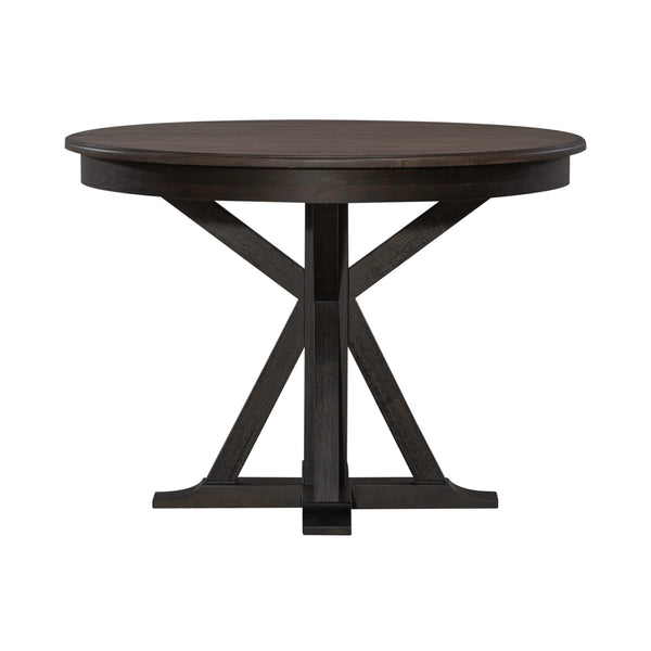 Allyson Park 417B-DR-5PDS 5 Piece Pedestal Table Set