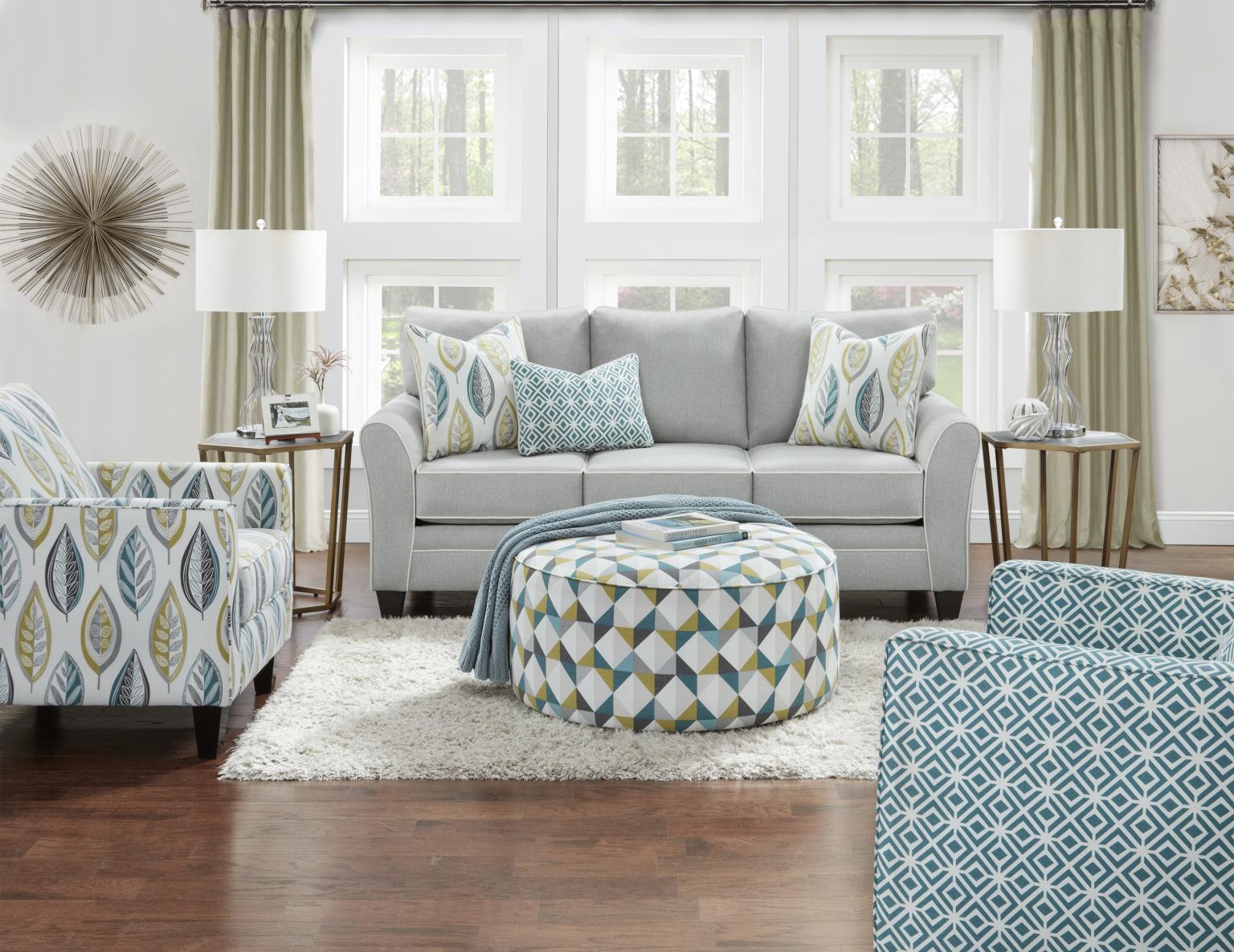 41 TNT Nickel  Sofa and Chair