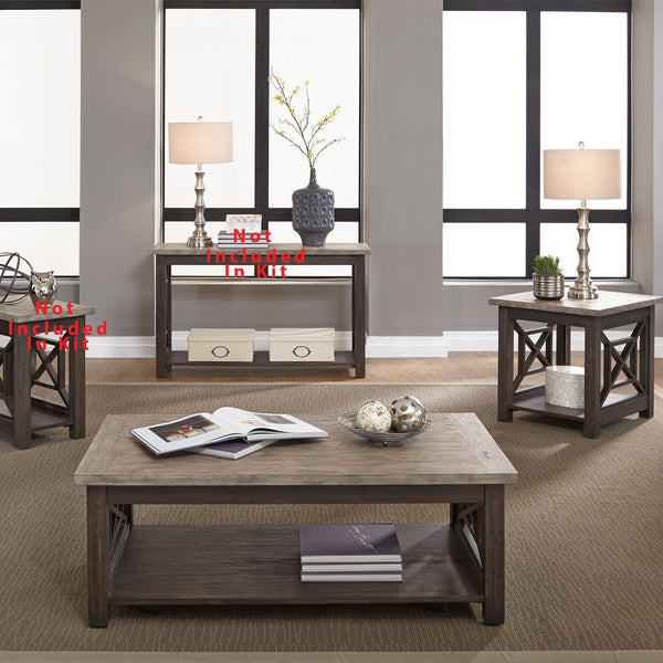Heatherbrook 3 Piece Set (1-Cocktail 2-End Tables) - 422-OT-3PCS