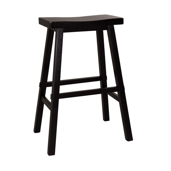 Creations 30 Inch Sawhorse Barstool - Black (RTA) - 48-B1830