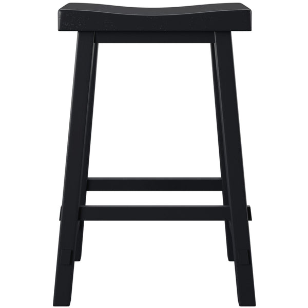 Creations 30 Inch Sawhorse Barstool - Black (RTA) - 48-B1830