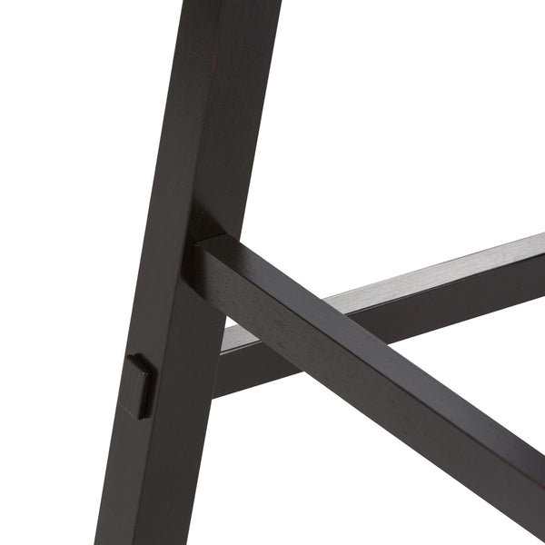 Creations 30 Inch Sawhorse Barstool - Black (RTA) - 48-B1830
