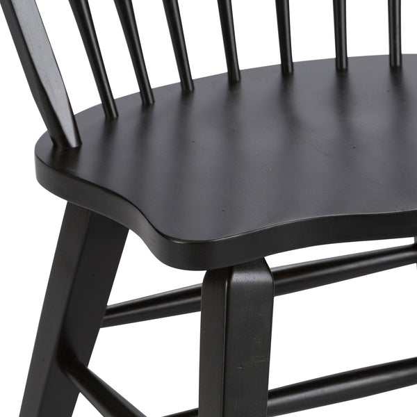 Hearthstone Ridge Windsor Back Side Chair - Black - 482-C1000S