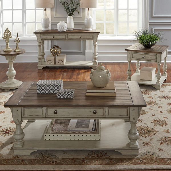 Morgan Creek 3 Piece Set (1-Cocktail 2-End Tables) - 498-OT-3PCS