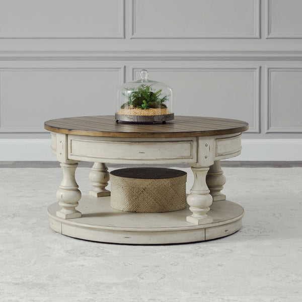 Morgan Creek Round Cocktail Table - 498-OT1011