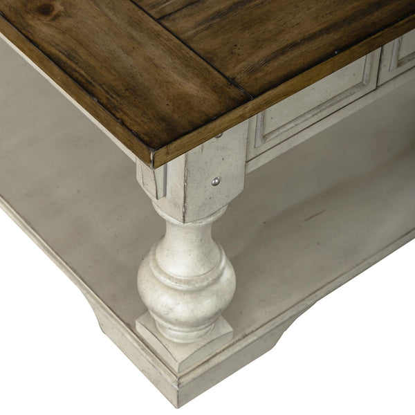 Morgan Creek Drawer Square Cocktail Table - 498-OT1012
