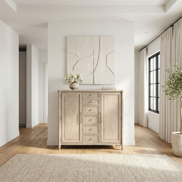 Rochelle Park 2 Door 5 Drawer Chest - 508-BR42