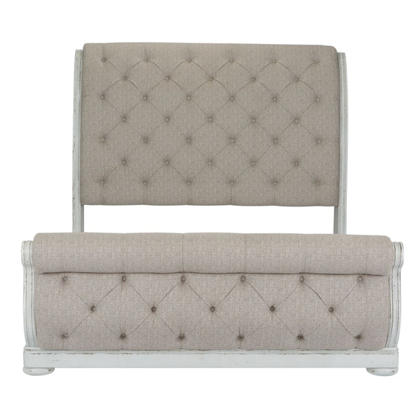 Abbey Park King California Sleigh Bed, Dresser & Mirror, Chest, Night Stand - 520-BR-CSLDMCN