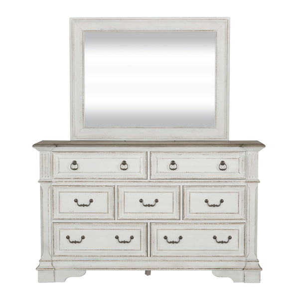 Abbey Park King California Sleigh Bed, Dresser & Mirror, Chest, Night Stand - 520-BR-CSLDMCN