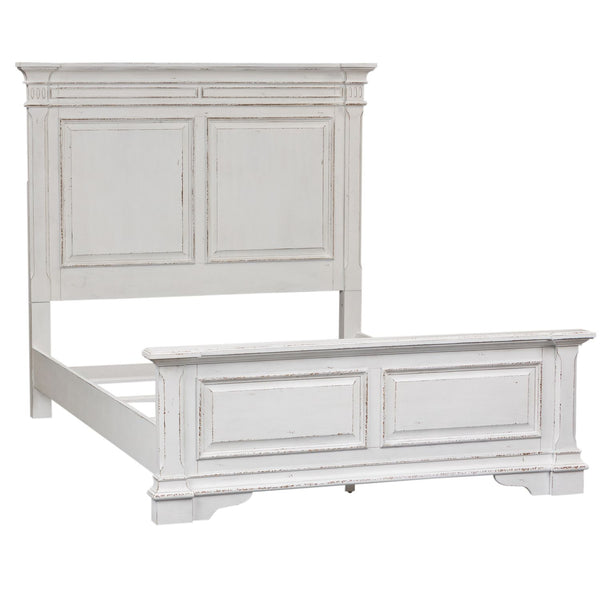 Abbey Park Queen Panel Bed, Dresser & Mirror, Night Stand - 520-BR-QPBDMN
