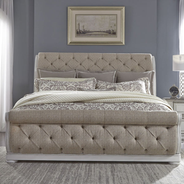 Abbey Park Queen Uph Sleigh Bed - 520-BR-QUSL