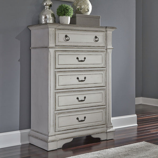 Abbey Park 5 Drawer Chest - 520-BR41