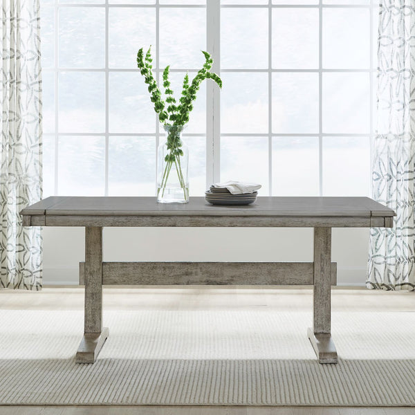 Hallendale Trestle Table Set - 528-CD-TRS