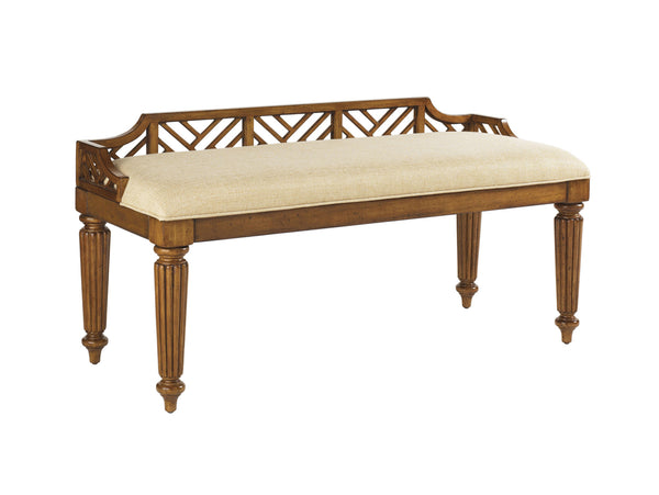 Plantain Bed Bench "Custom Fabrics"