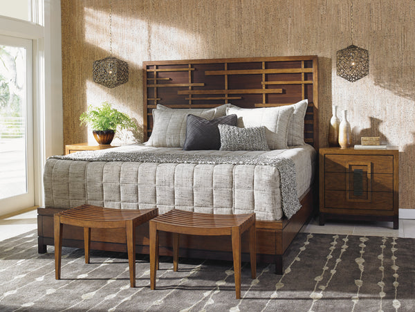 Shanghai Panel Bed 6/6 King