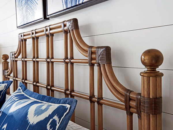 St. Kitts Rattan Bed 6/6 King