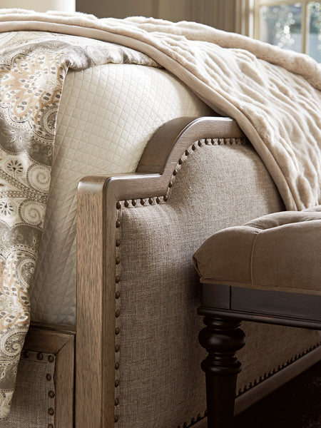 Stone Harbour Upholstered Bed 6/6 King