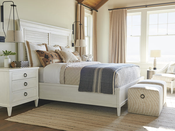 Royal Palm Louvered Bed 6/6 King