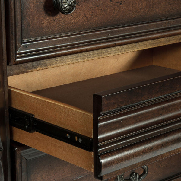 Arbor Place King Sleigh Bed, Dresser & Mirror, Chest, Night Stand - 575-BR-KSLDMCN