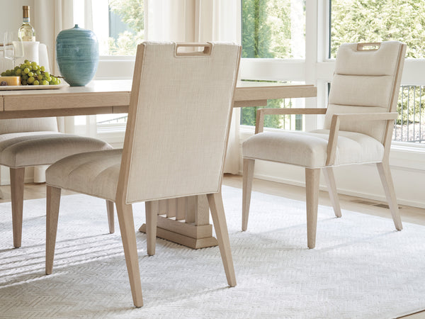 Aiden Channeled Upholstered Arm Chair