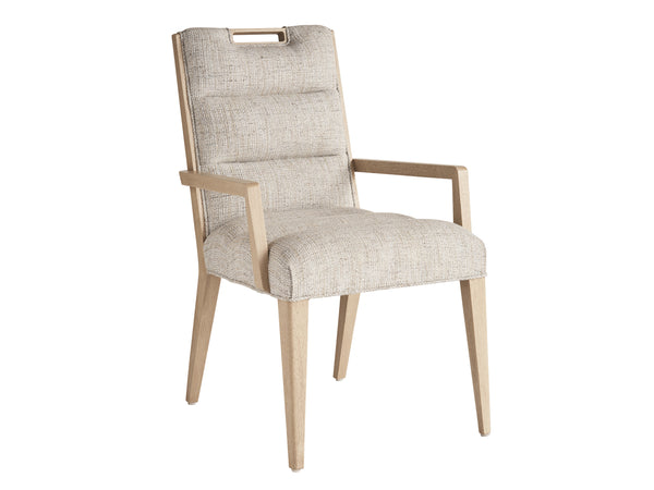 Aiden Channeled Upholstered Arm Chair