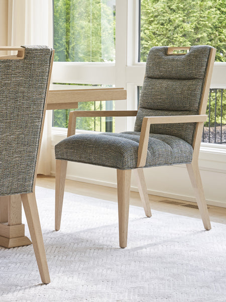 Aiden Channeled Upholstered Arm Chair