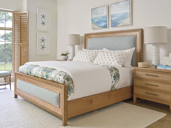 Grand Isle Upholstered Footboard/Side Rail 6/6 King