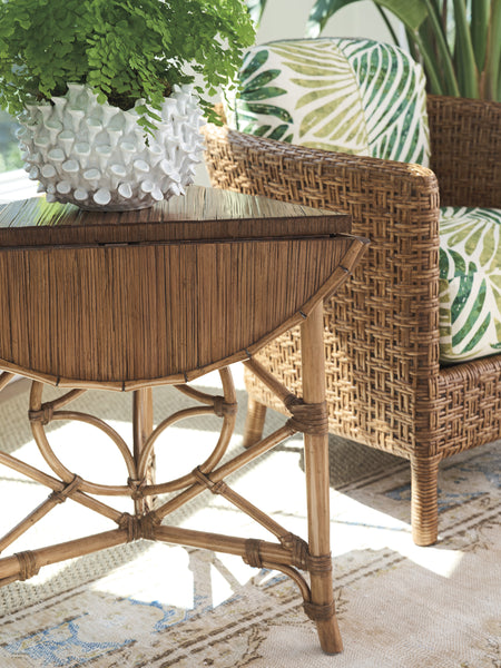Palm Island Drop-Leaf Accent Table