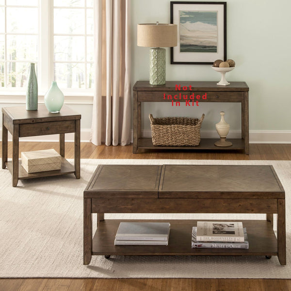 Mitchell 3 Piece Set (1-Cocktail 2-End Tables) - 58-OT-3PCS