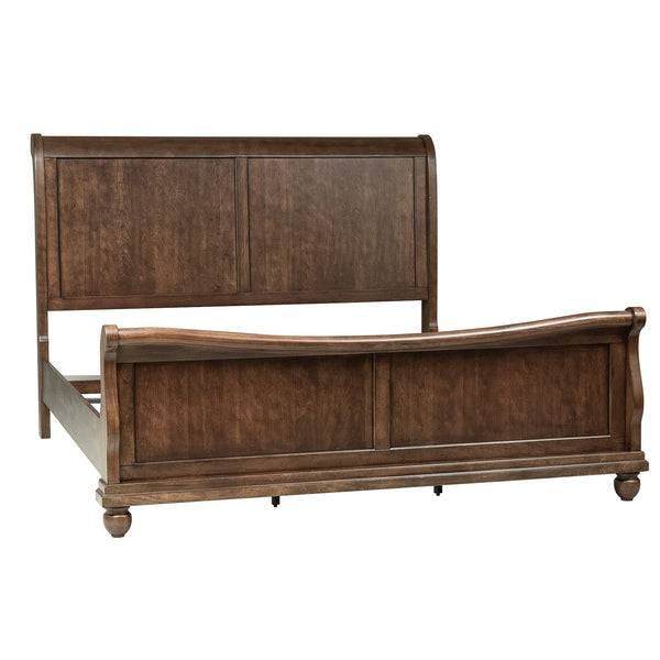 Rustic Traditions King California Sleigh Bed - 589-BR-KCS