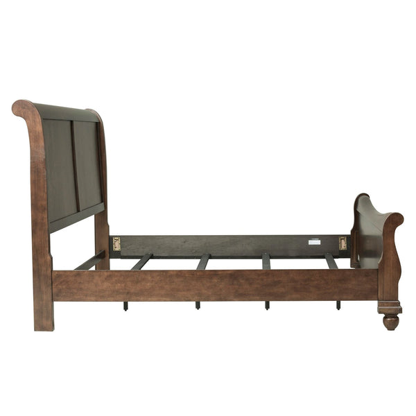 Rustic Traditions King California Sleigh Bed - 589-BR-KCS