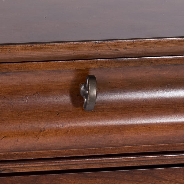 Rustic Traditions Queen Sleigh Bed, Dresser & Mirror - 589-BR-QSLDM