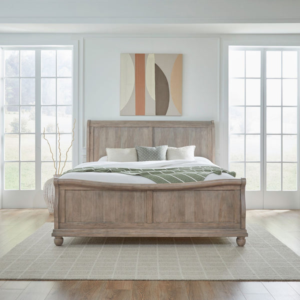 Rustic Traditions King California Sleigh Bed by Liberty Furniture
