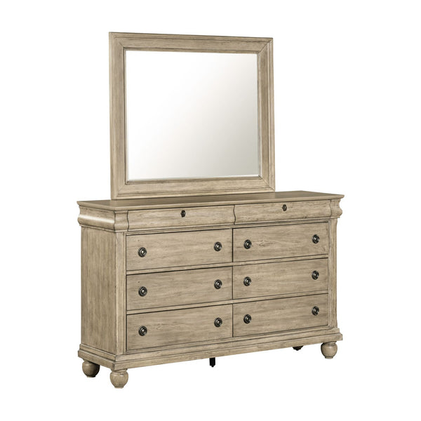 Rustic Traditions Dresser & Mirror - 589WT-BR-DM