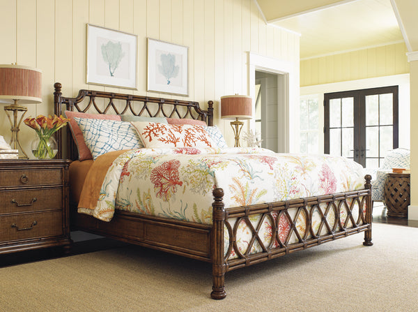 Island Breeze Rattan Bed 6/6 King