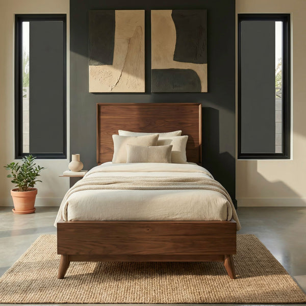 Century Modern Twin Platform Bed - 604-BR-TPL