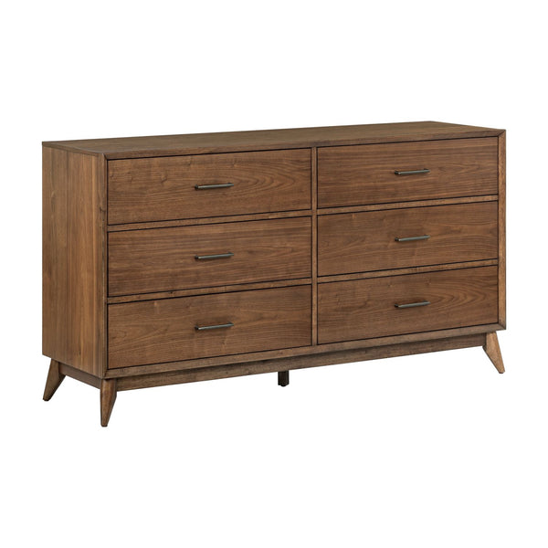 Century Modern 6 Drawer Dresser - 604-BR31