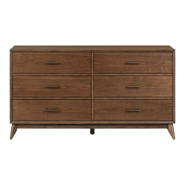Century Modern 6 Drawer Dresser - 604-BR31