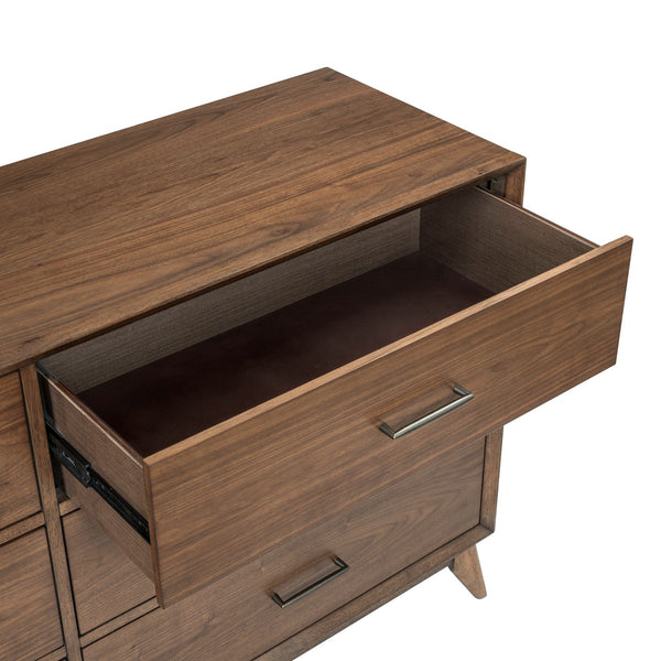 Century Modern 6 Drawer Dresser - 604-BR31