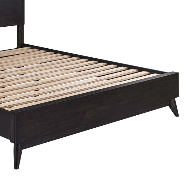 Century Modern Queen Platform Bed - 604B-BR-QPL