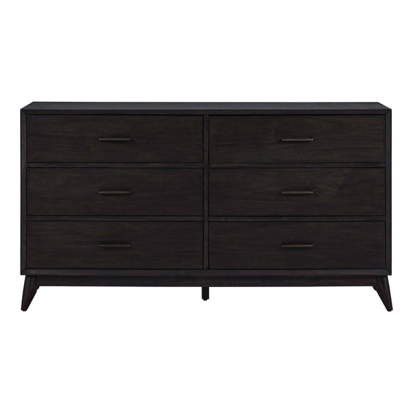 Century Modern 6 Drawer Dresser - 604B-BR31
