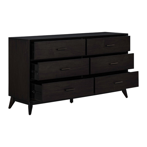 Century Modern 6 Drawer Dresser - 604B-BR31