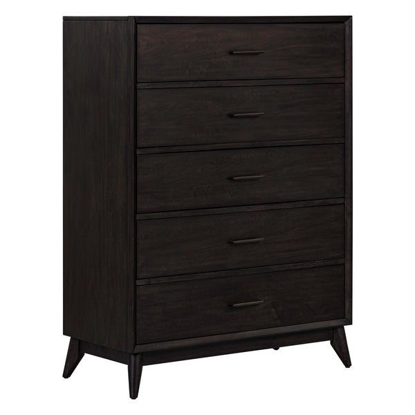 Century Modern 5 Drawer Chest - 604B-BR41