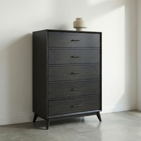 Century Modern 5 Drawer Chest - 604B-BR41