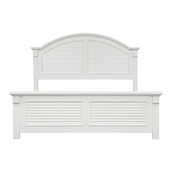 Summer House I King Panel Bed, Dresser & Mirror, Chest, Night Stand - 607-BR-KPBDMCN