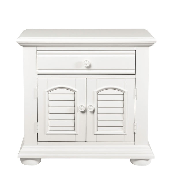 Summer House I King Poster Bed, Dresser & Mirror, Chest, Night Stand - 607-BR-KPSDMCN