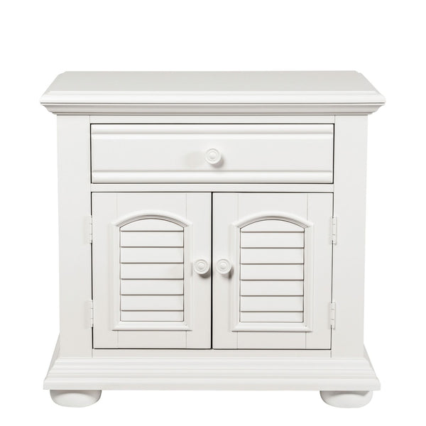 Summer House I Queen Panel Bed, Dresser & Mirror, Night Stand - 607-BR-QPBDMN