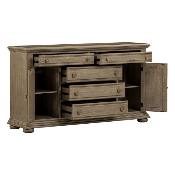 Summer House 2 Door 5 Drawer Dresser - 607N-BR32